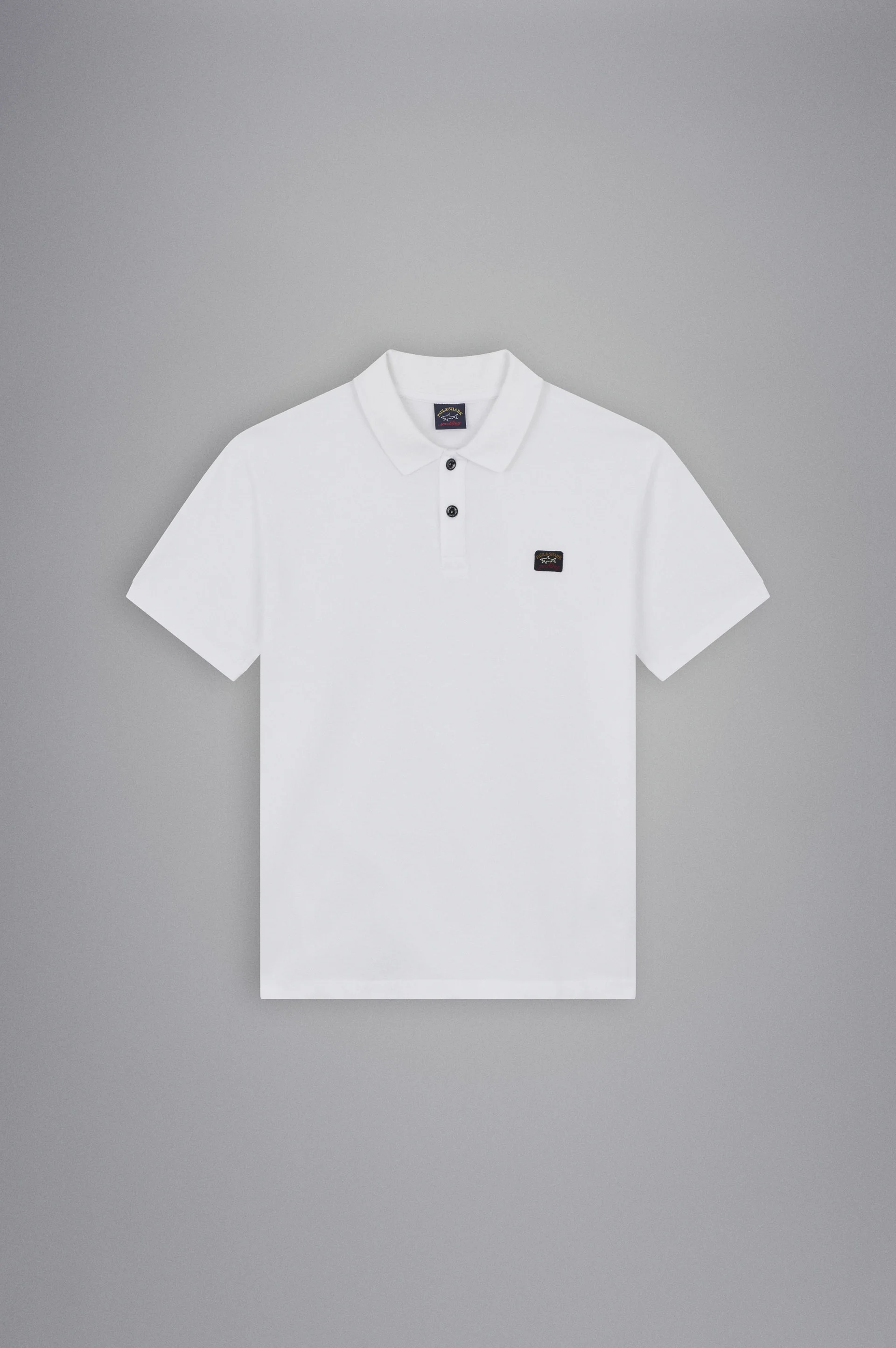 COTTON PIQUÉ POLO SHIRT WITH ICONIC BADGE - 1