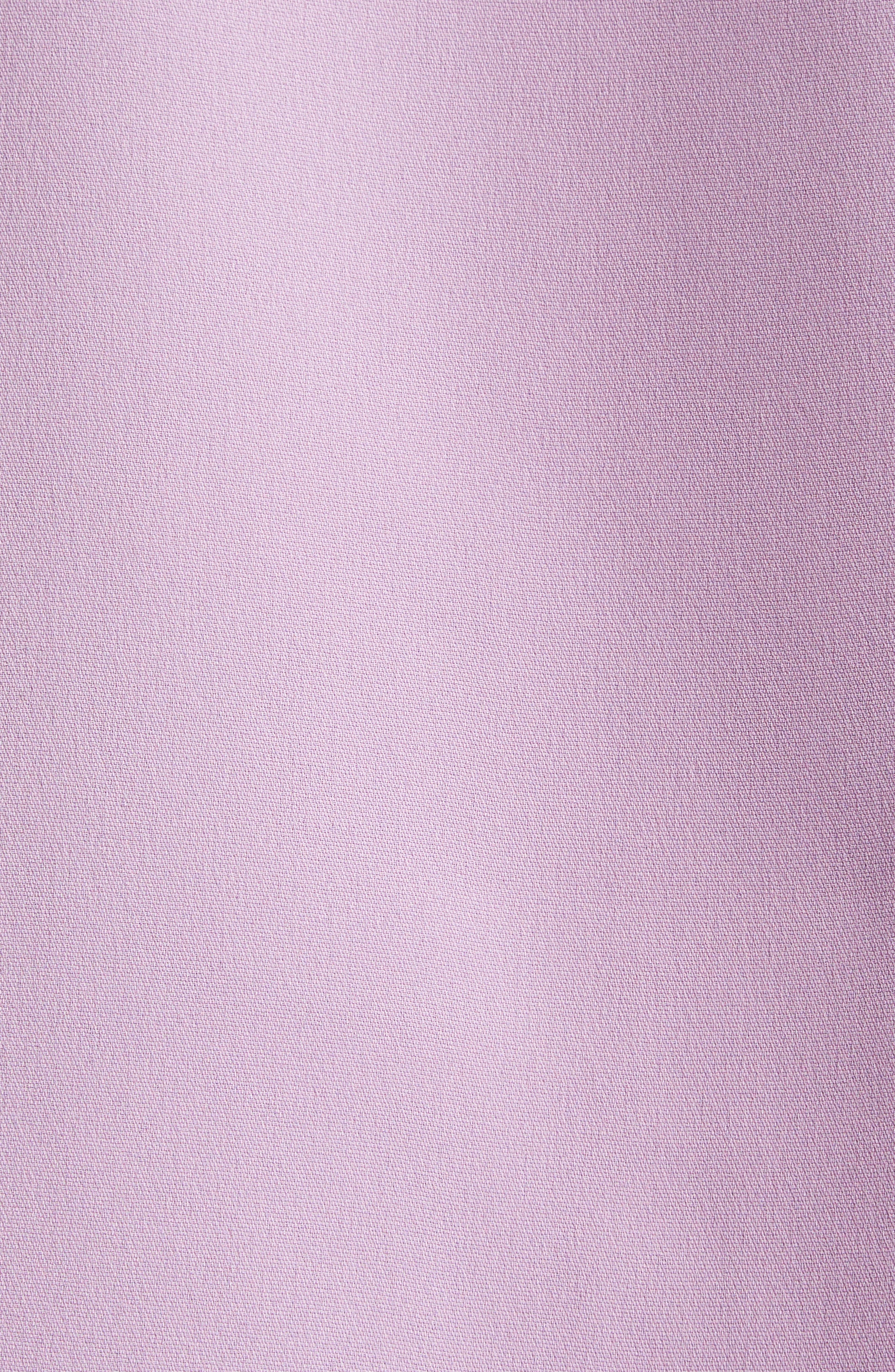 Valentino Garavani V-Detail Crepe Couture Tunic Top in Soft Wisteria at Nordstrom - 7