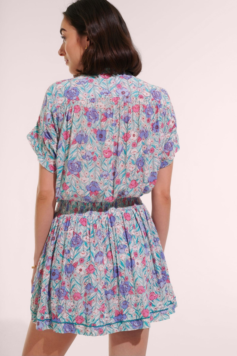 Poupette St Barth Short Jumpsuit Bora - Aqua Petunia outlook