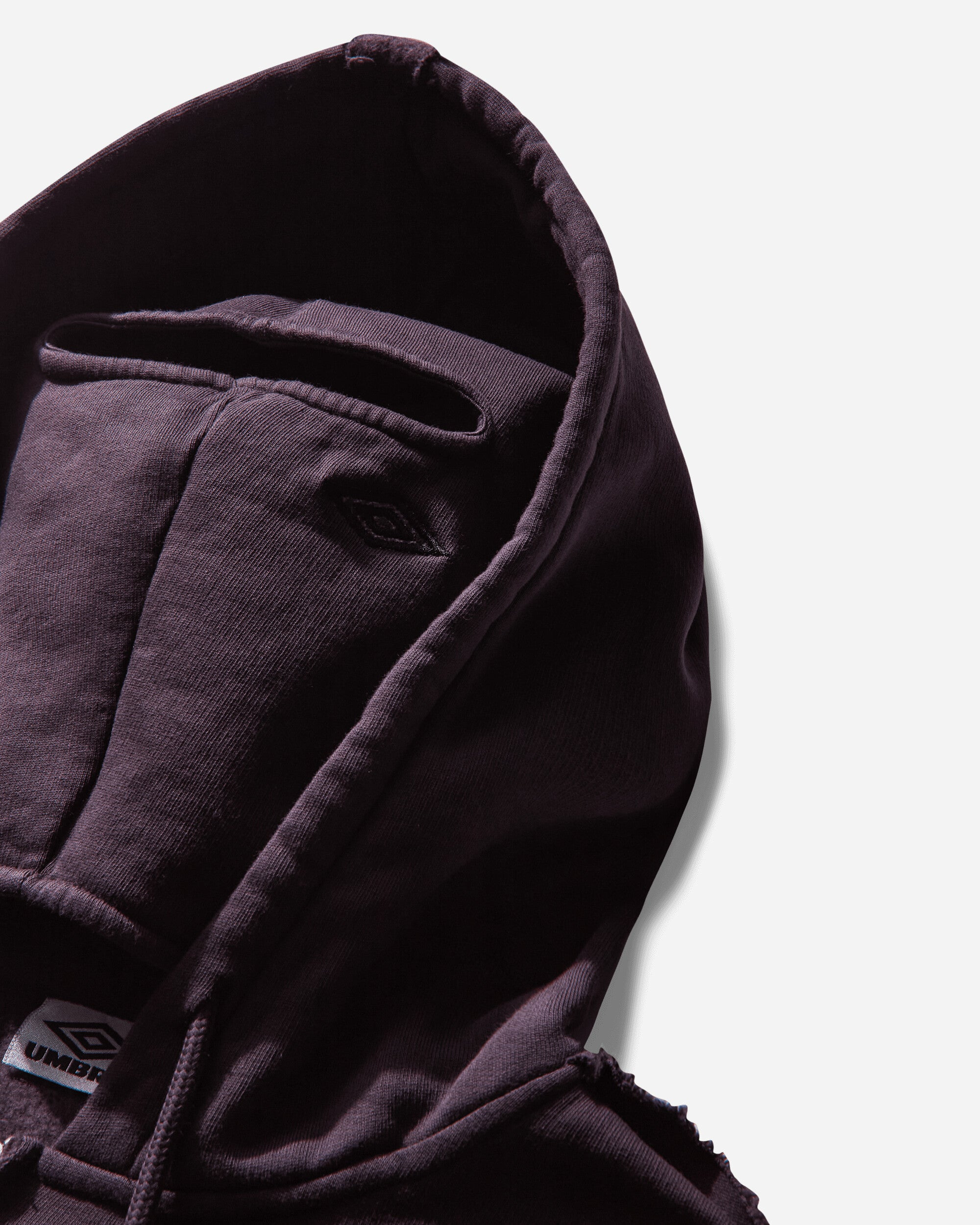 Men's Spycam Masked Zip Hoodie Dark Purple - 3