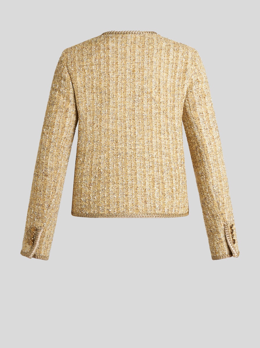 Etro BOUCLÉ JACKET WITH PEGASO BUTTONS | REVERSIBLE