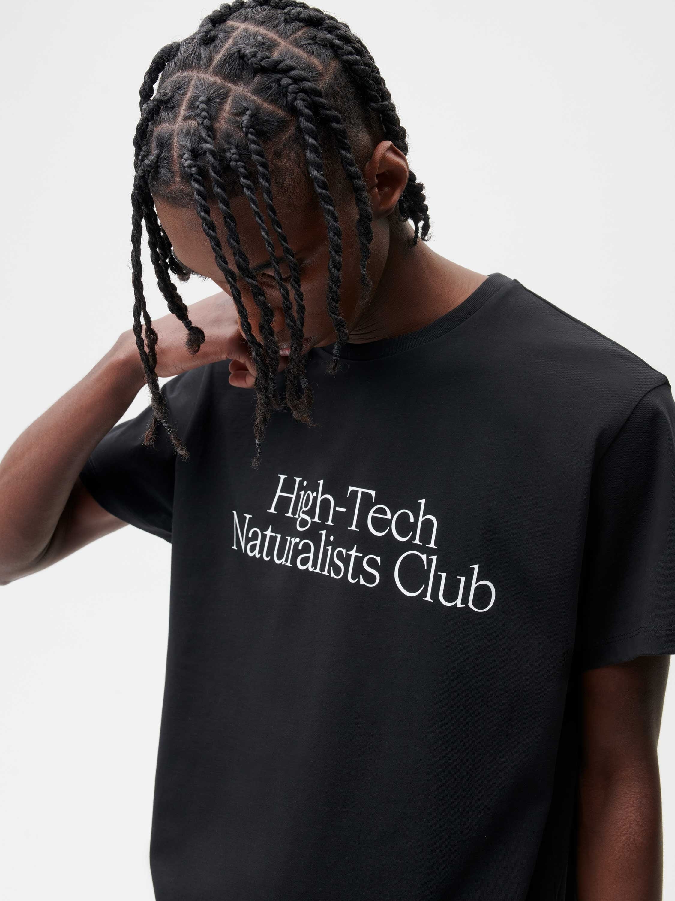 Mens High-Tech Naturalists Club T-shirt - Black - 3