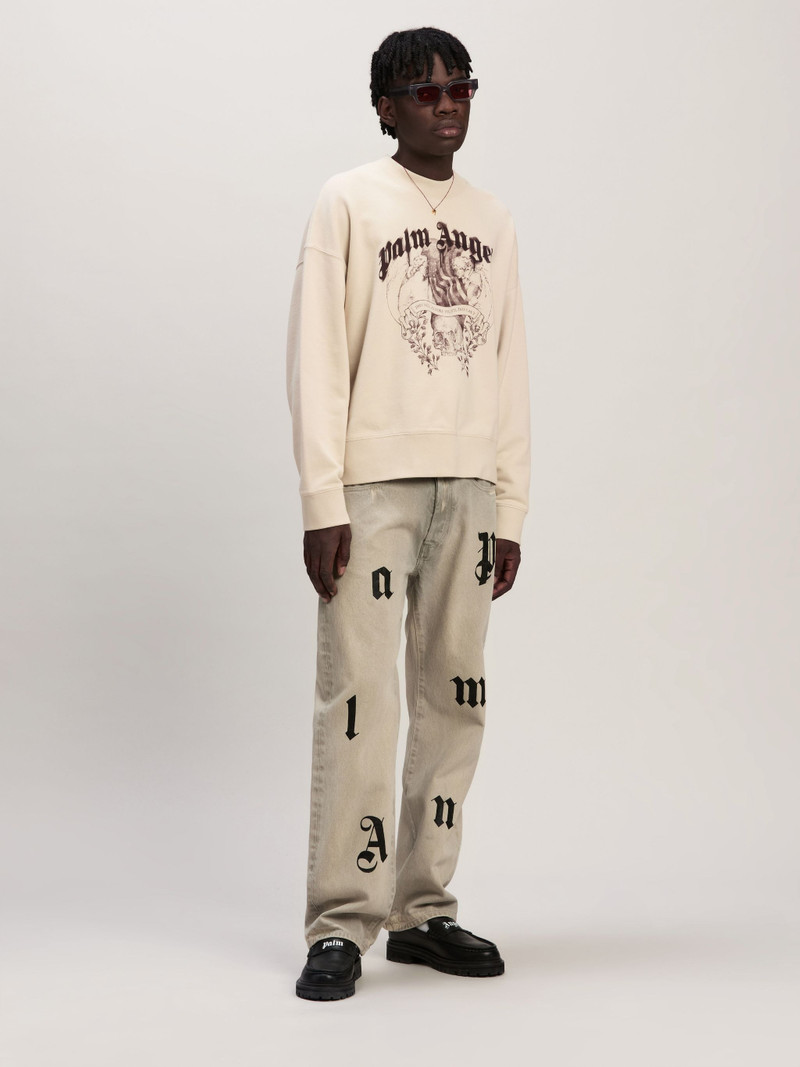 Palm Angels Logo Letters Jeans Loose Fit outlook