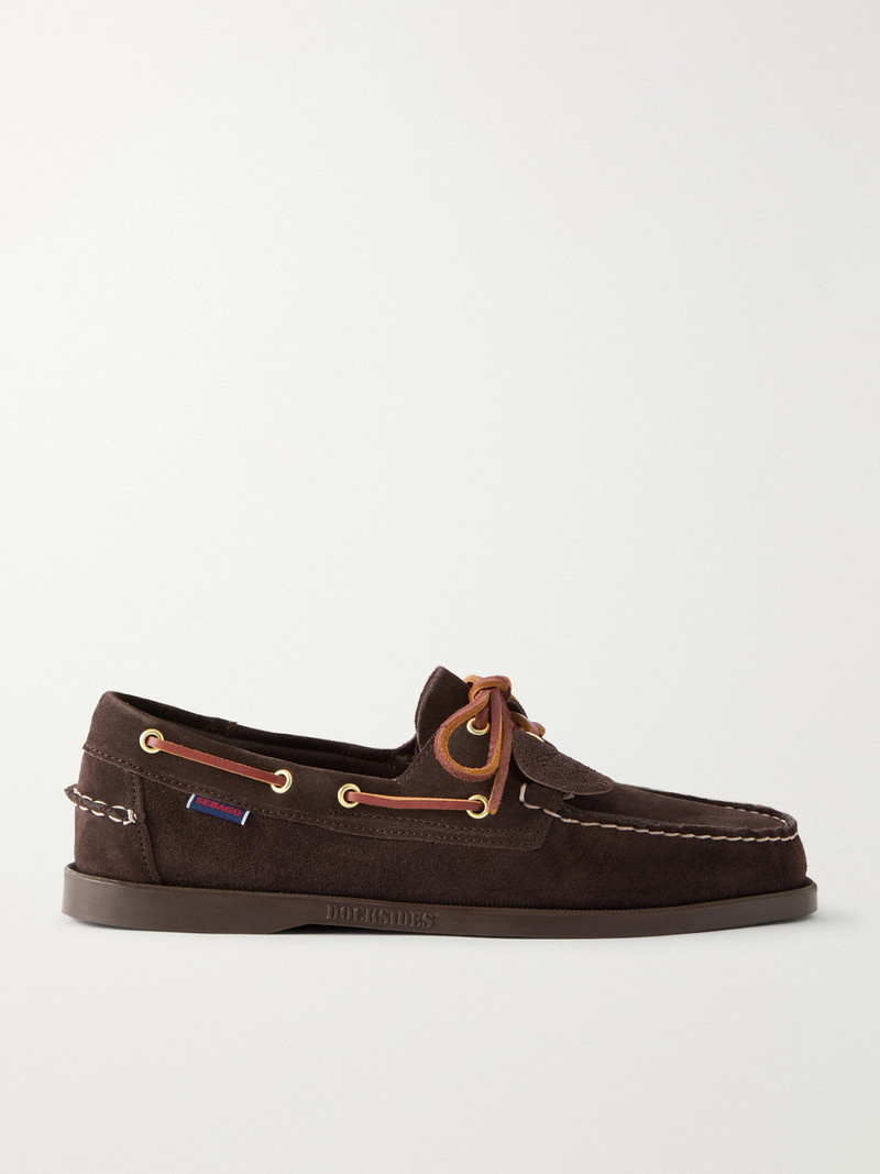 Portland Artisan Suede Boat Shoes 1