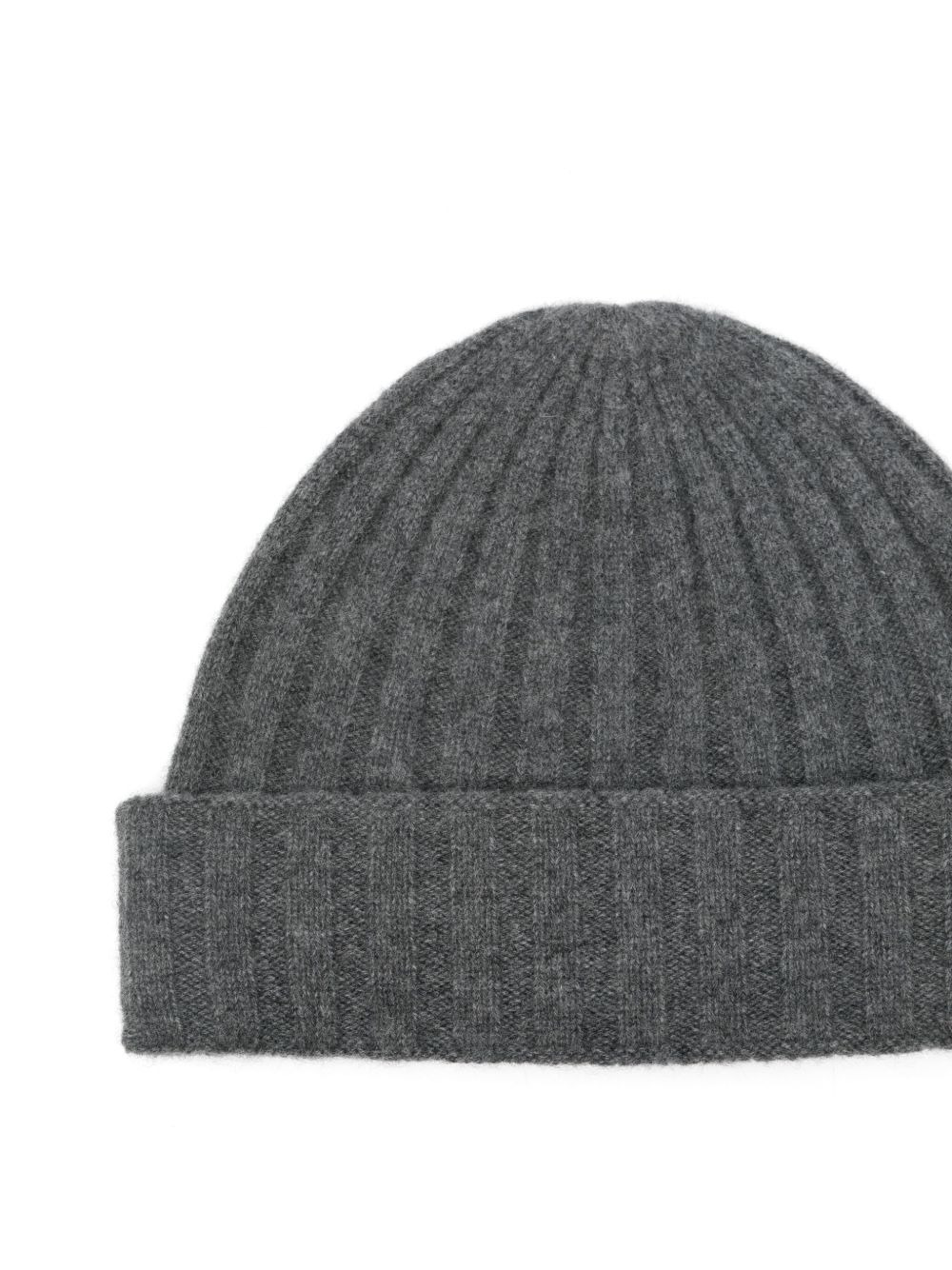 ribbed cashmere beanie - 3