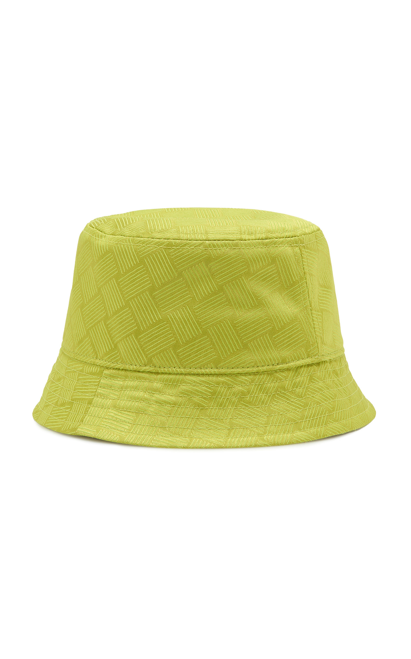 Intrecciato Nylon Bucket Hat yellow - 3