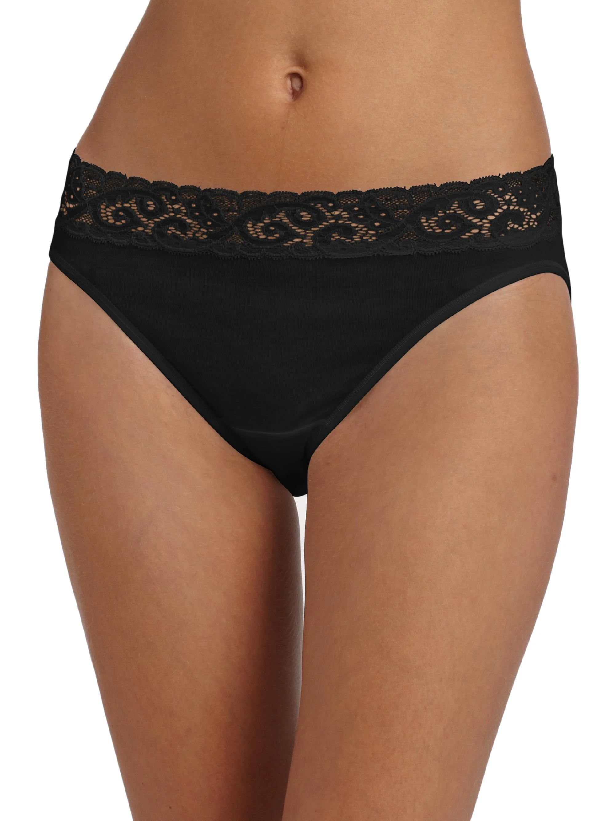 Women's Moments Hi-Cut Brief - Black - 1