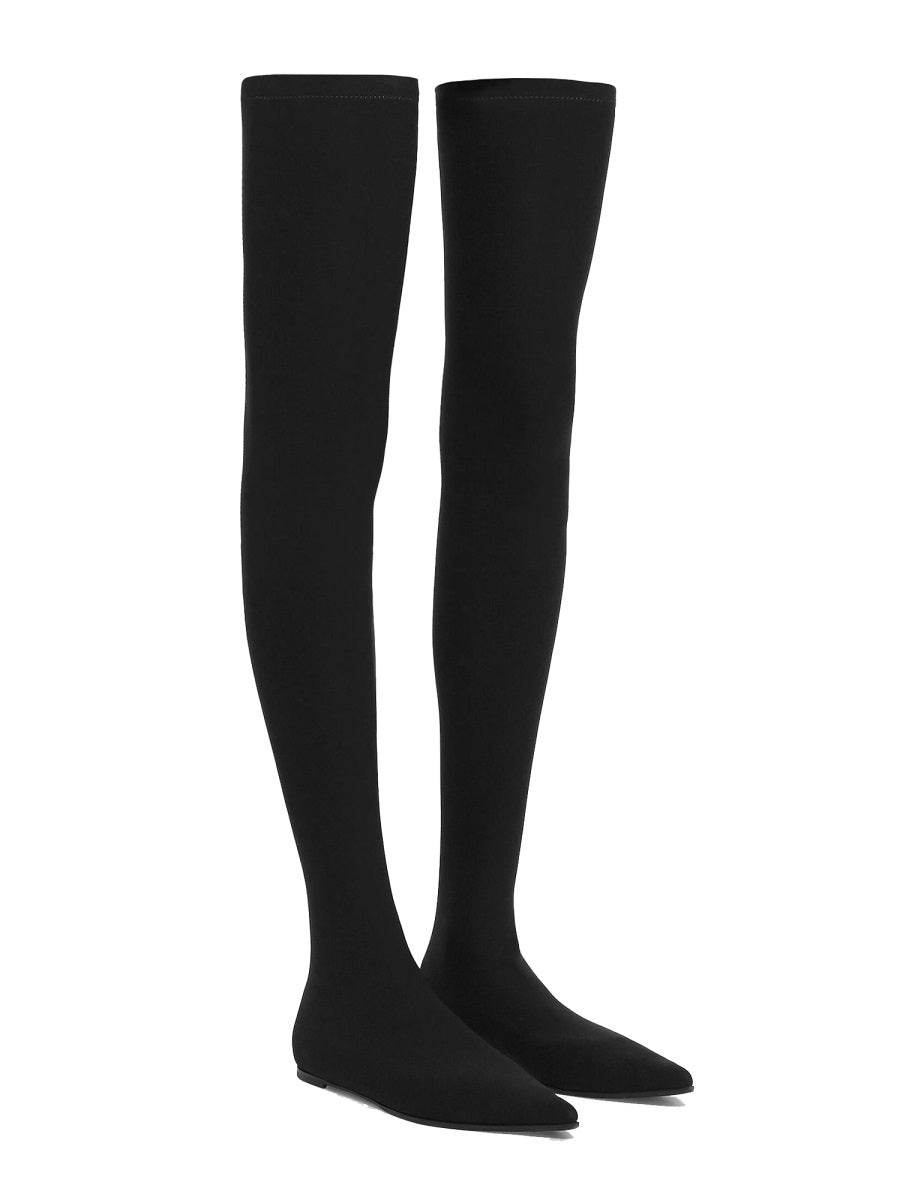 Dolce & Gabbana Women Stretch Jersey "Cuissard" Boot - 2