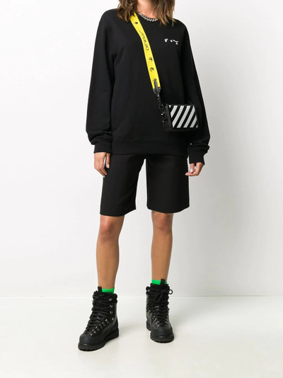 Off-White logo-detail oversized sweatshirt outlook