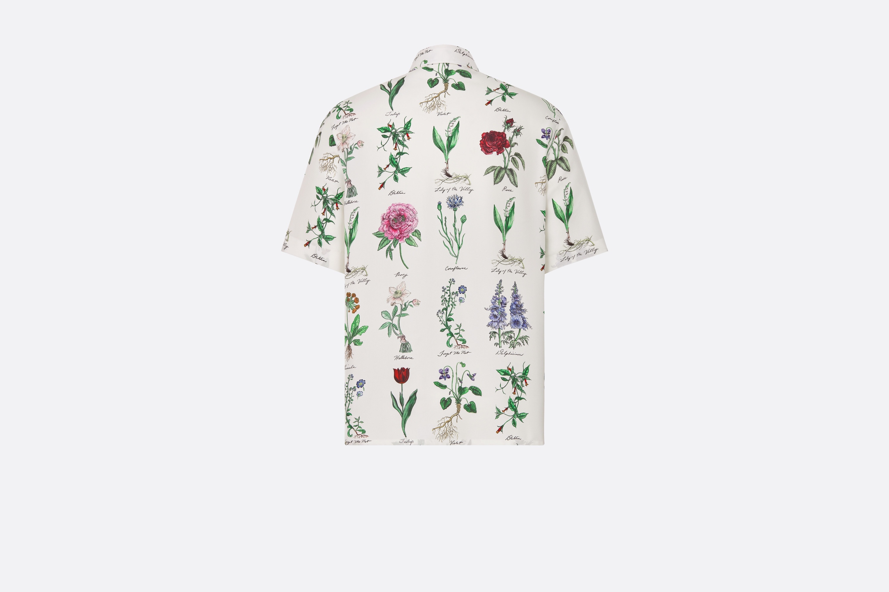 Herbarium Illustration Short-Sleeved Shirt - 6