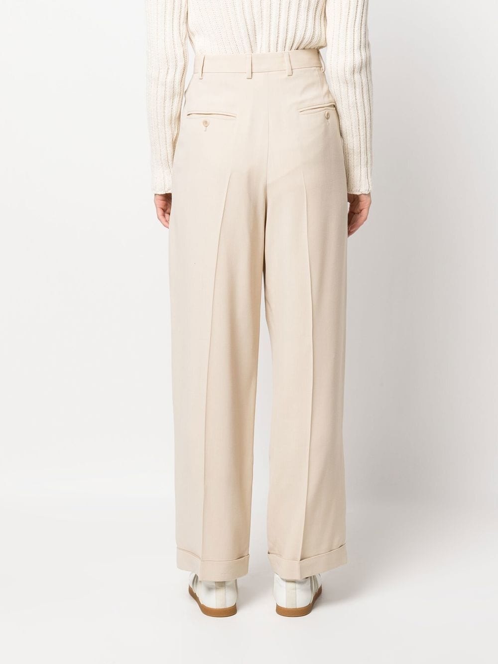 Melissa wide-leg tailored trousers - 4