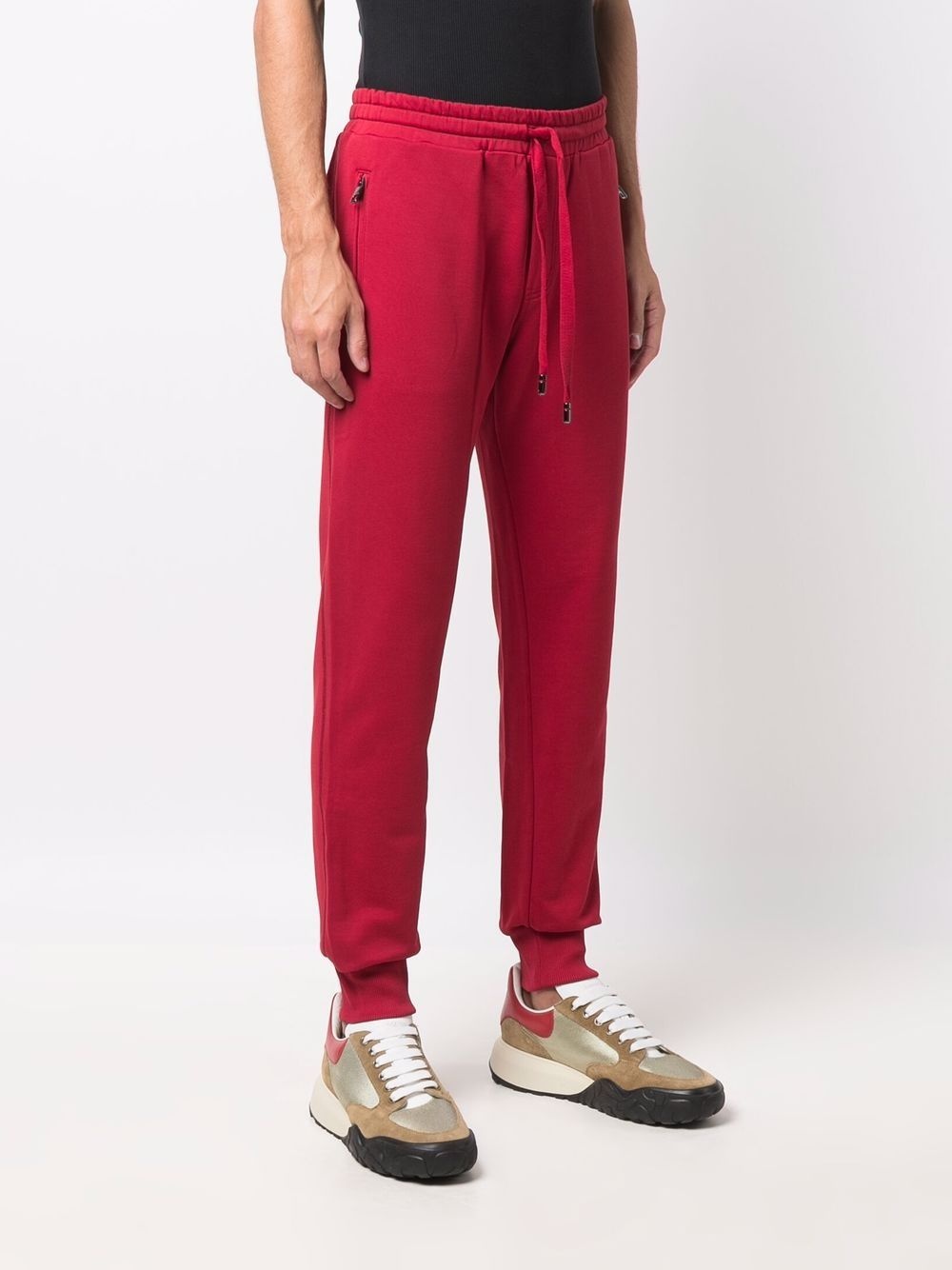 cotton-jersey track pants - 3