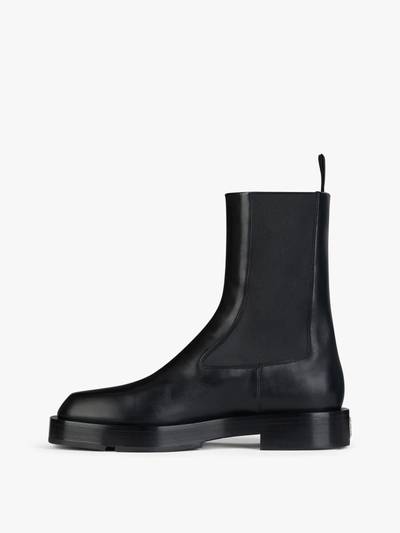 Givenchy SQUARED CHELSEA BOOTS IN BOX LEATHER outlook