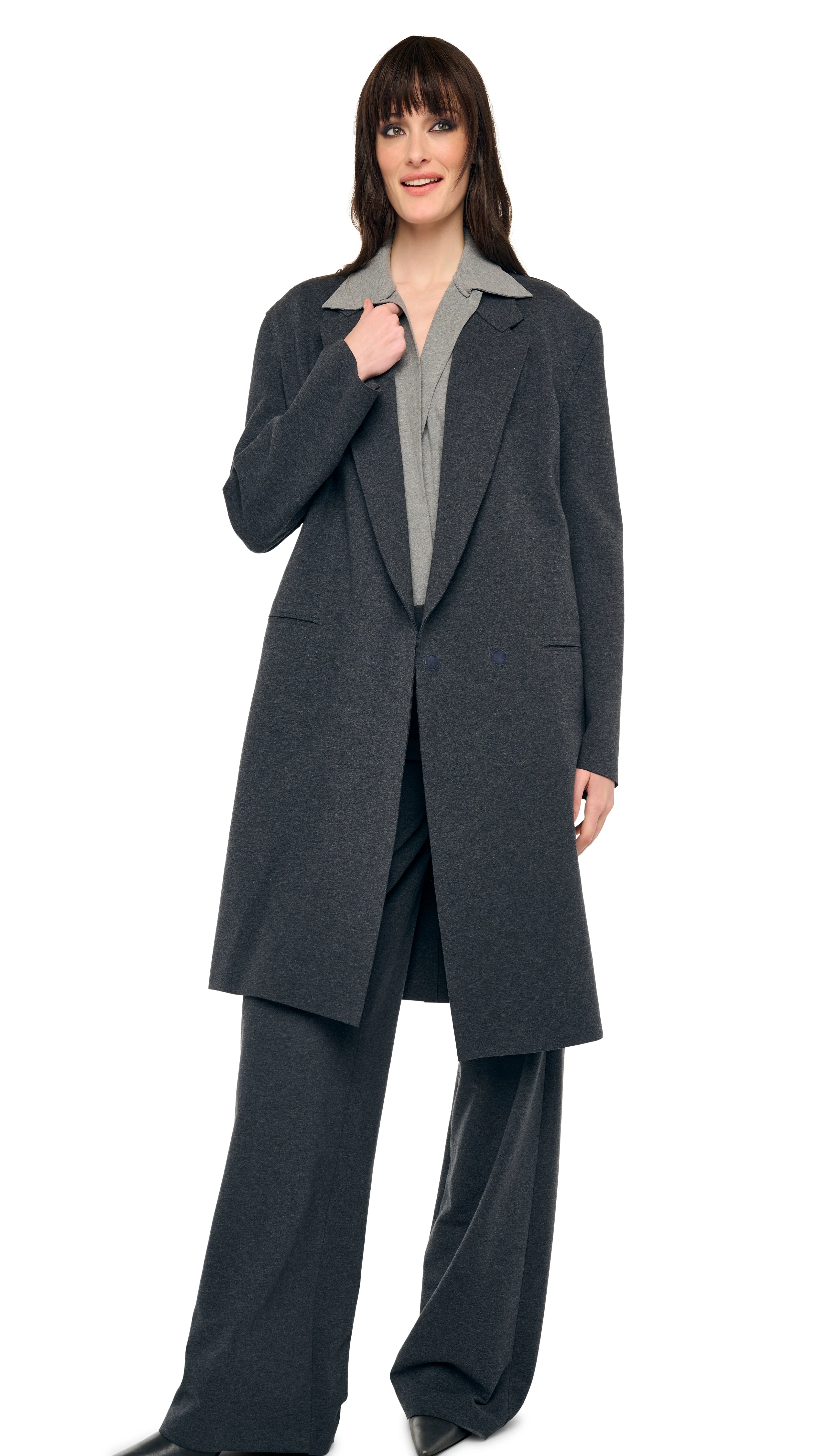 OVERSIZED DOUBLE BREASTED JACKET - 1