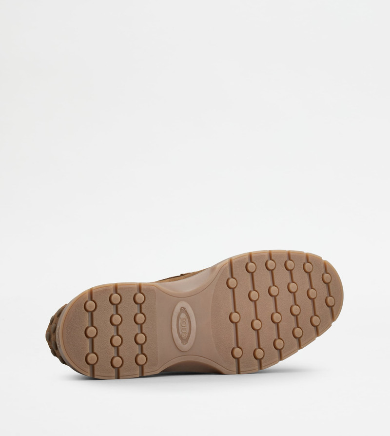 LOAFERS IN SUEDE - BROWN 4