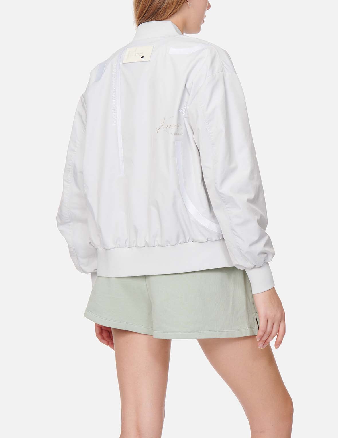 Line Embroidered Trench Jacket - 4