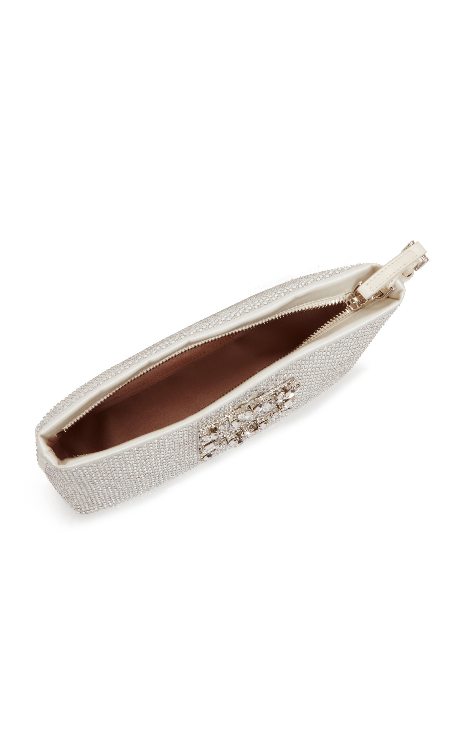 RV Nightlily Crystal Mesh Clutch silver - 5
