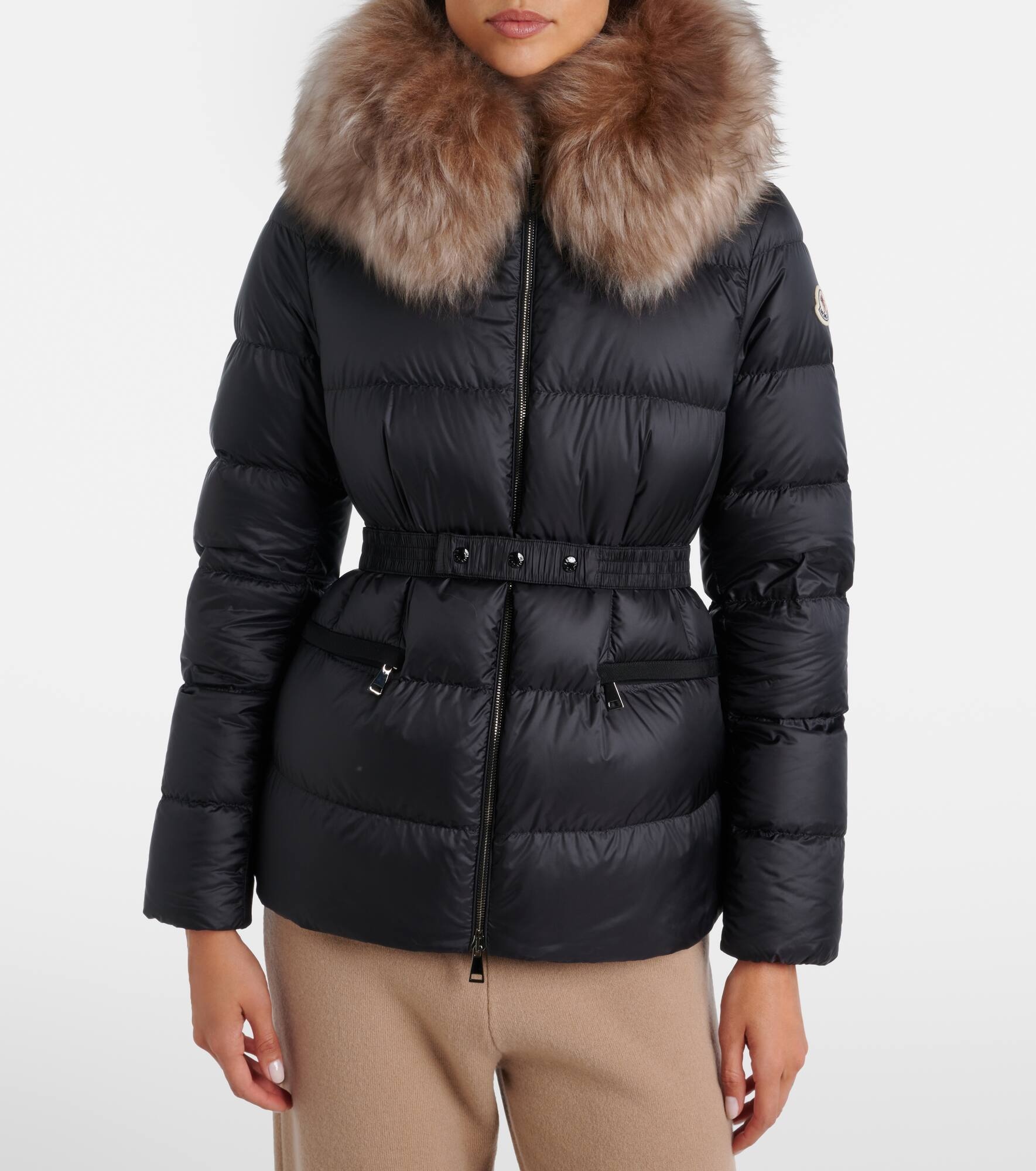 Boed shearling-trimmed down jacket - 6