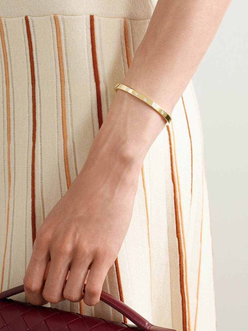 ILEANA MAKRI 18-karat Gold Diamond Bangle outlook