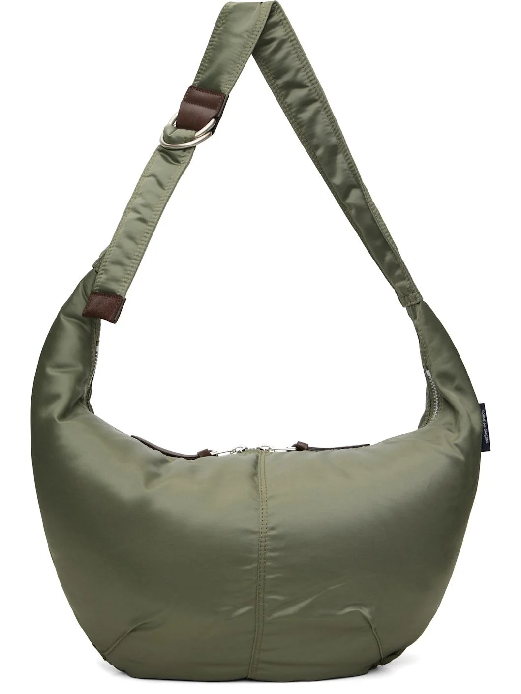 Khaki Cotton Nylon Double Tweel Bag - 1