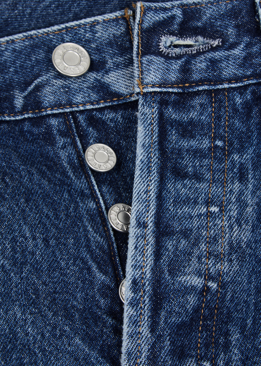 Agolde Parker Distressed Denim Shorts - 5
