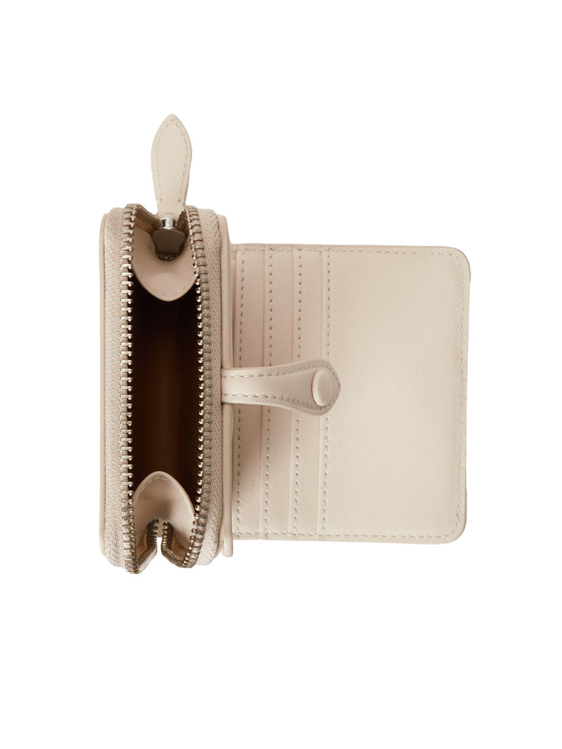 Women's Spring Bear Leather Wallet - Cream 4