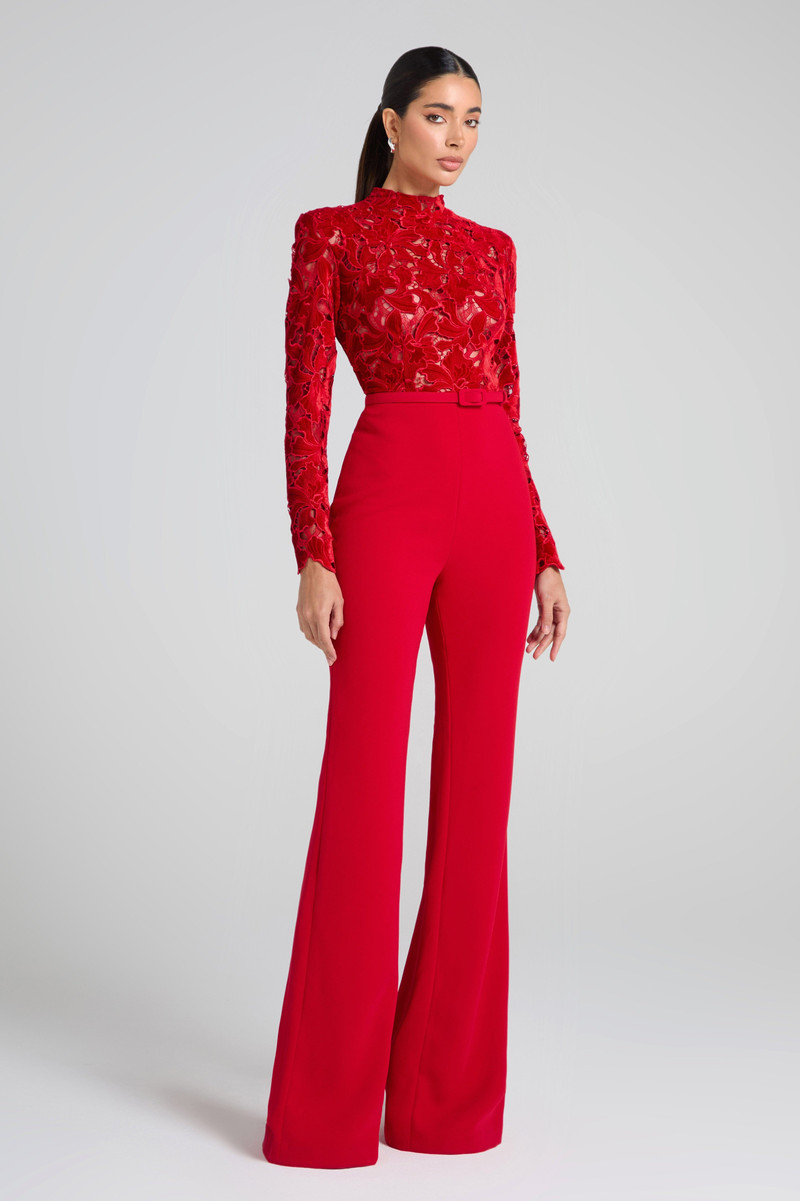 Eleanor Red Jumpsuit 3
