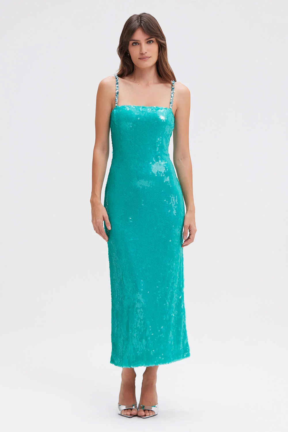 ISLA SEQUIN MIDI DRESS - 1