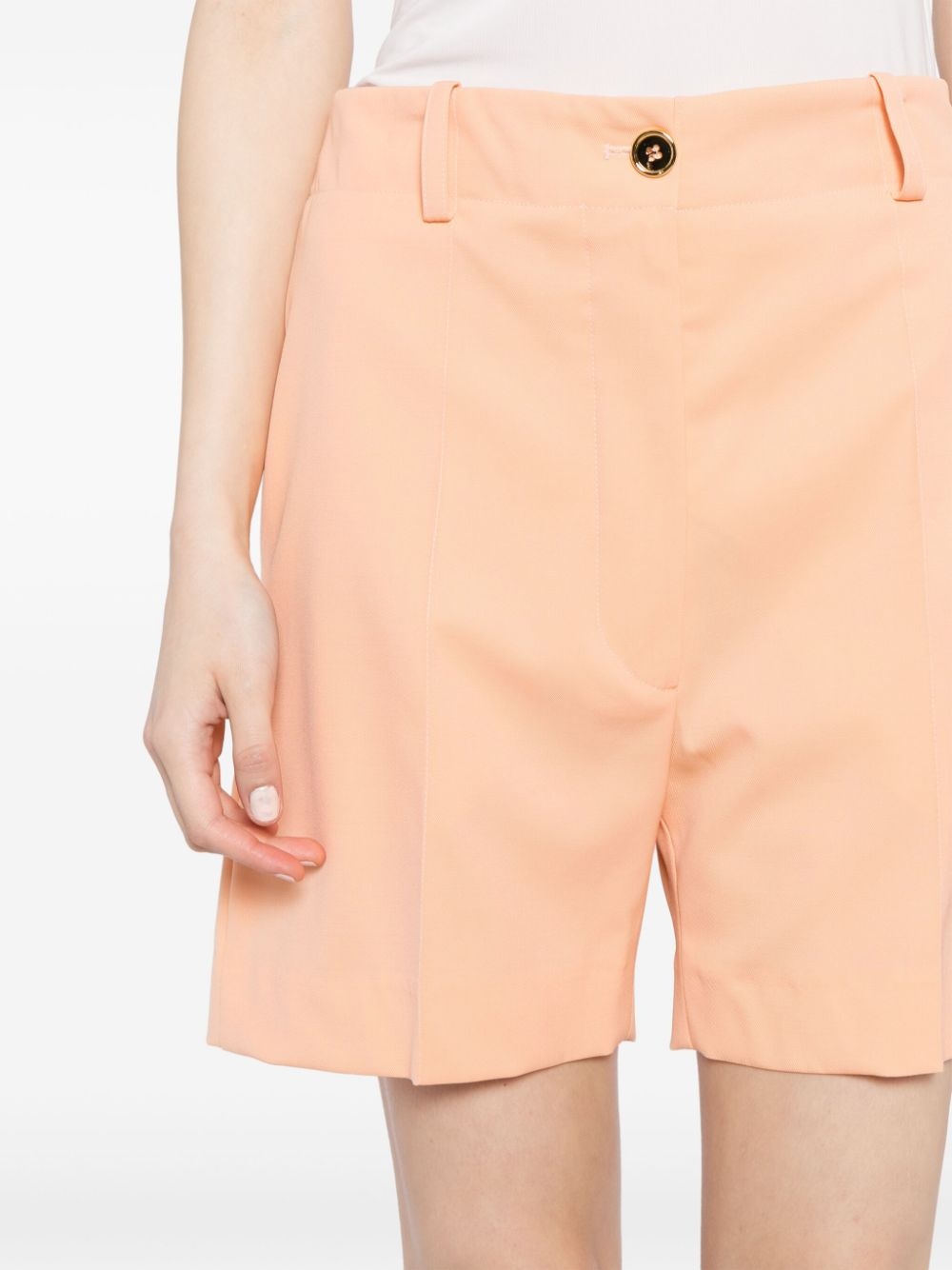tailored virgin wool-blend shorts - 5