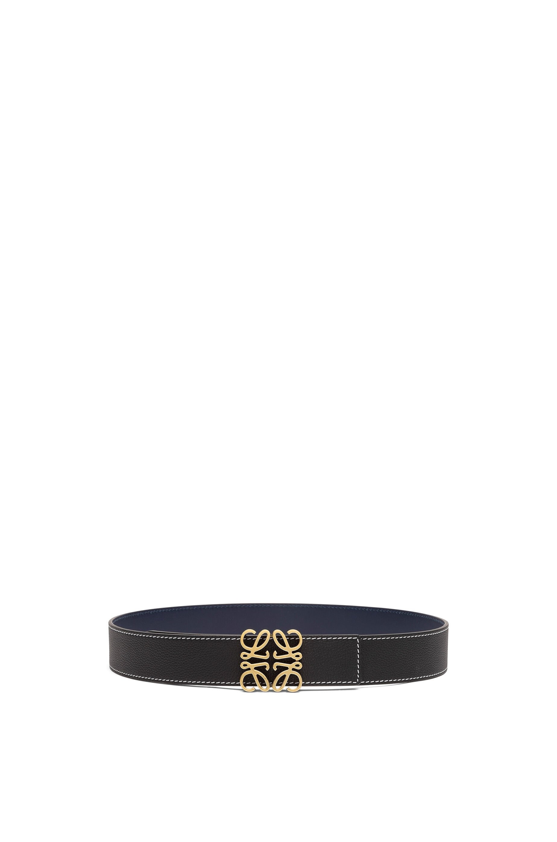 Anagram belt in soft grained calfskin - 1