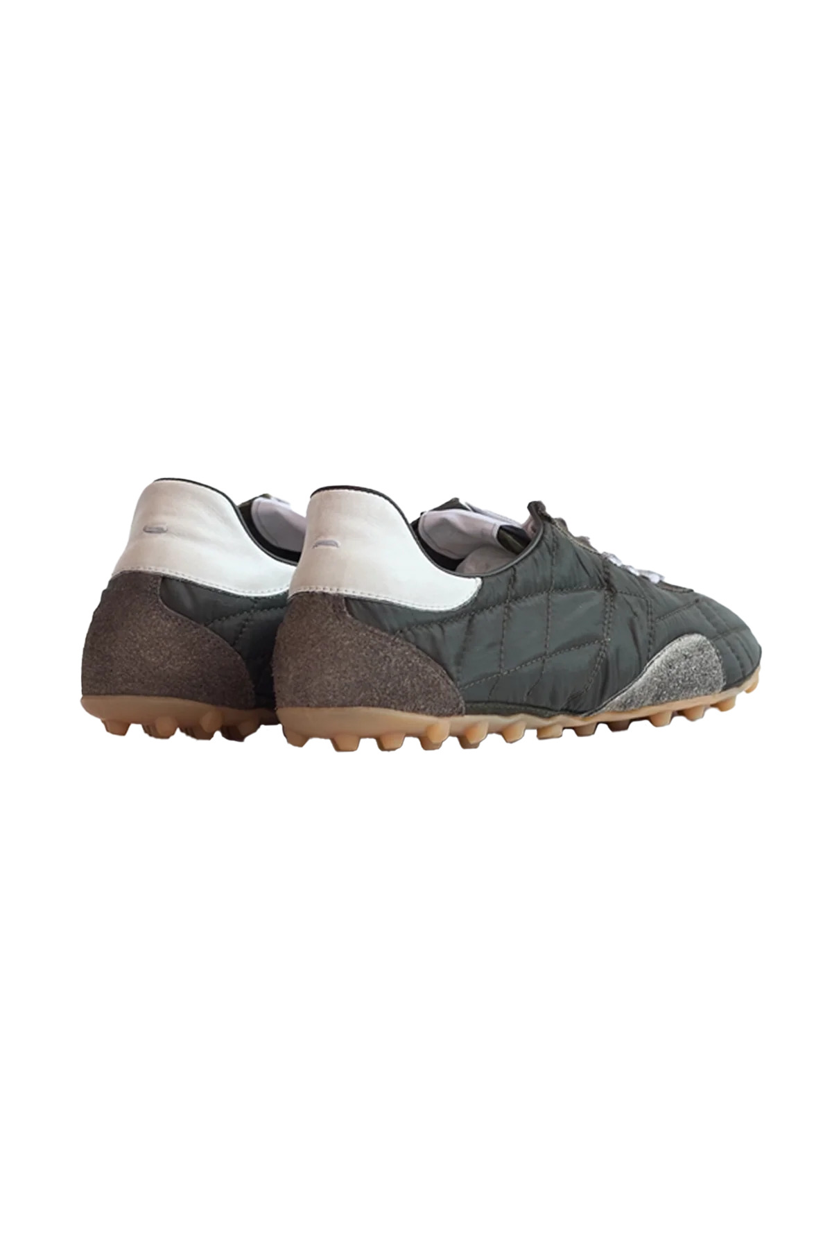 Maison Margiela Sprinter Low Top Sneakers Dark Green - 3