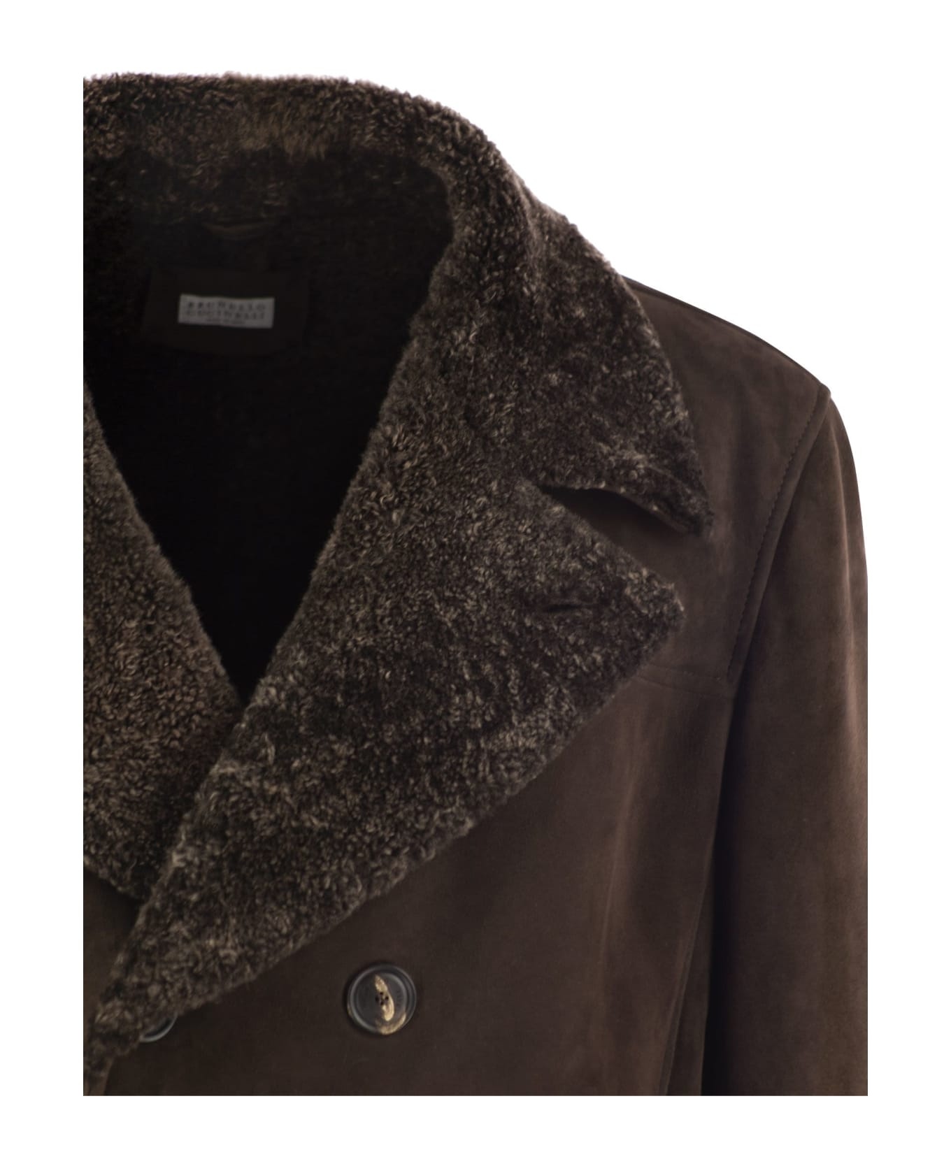 Double-breasted Shearling Outerwear - 4