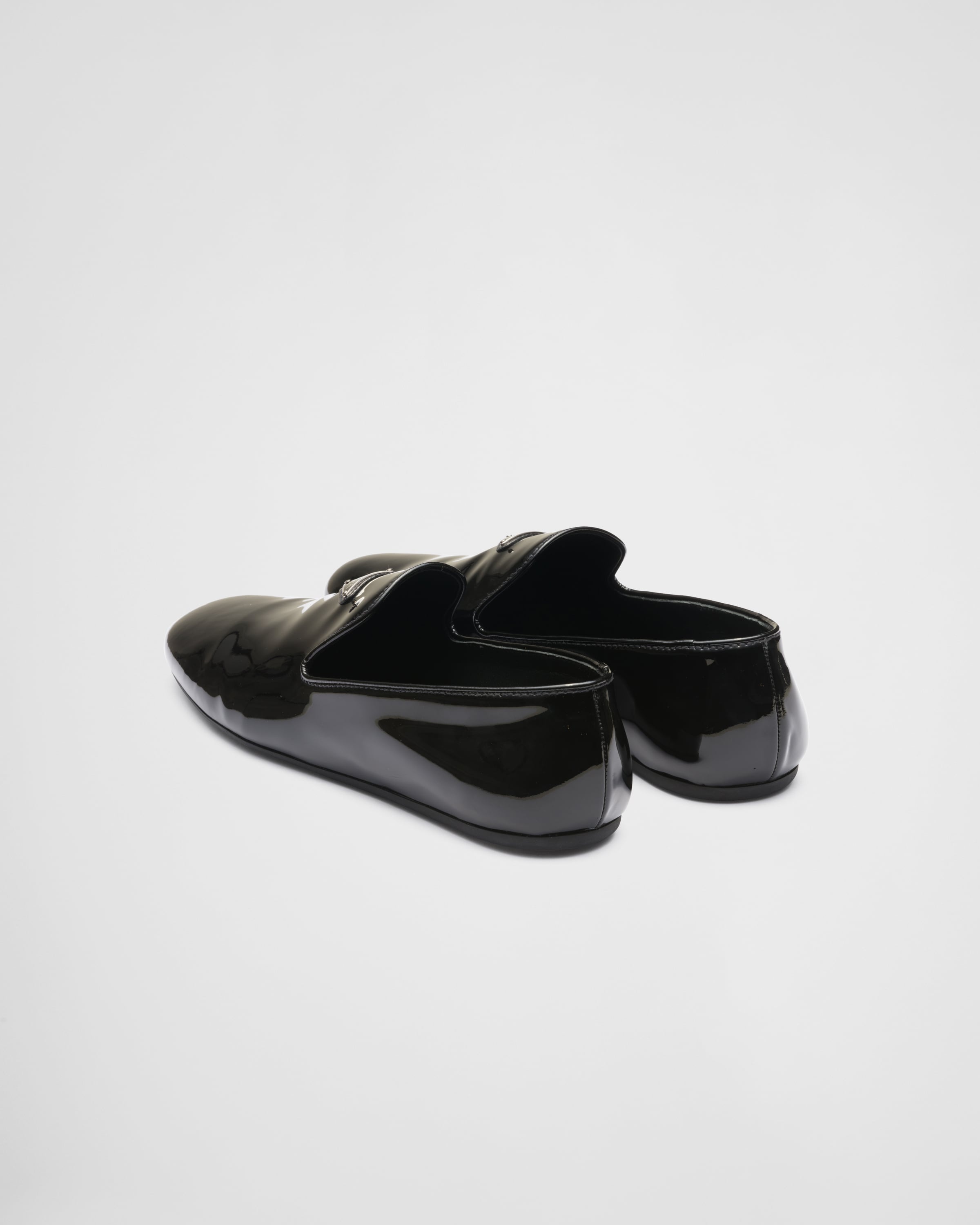 Patent leather slip-on shoes - 5