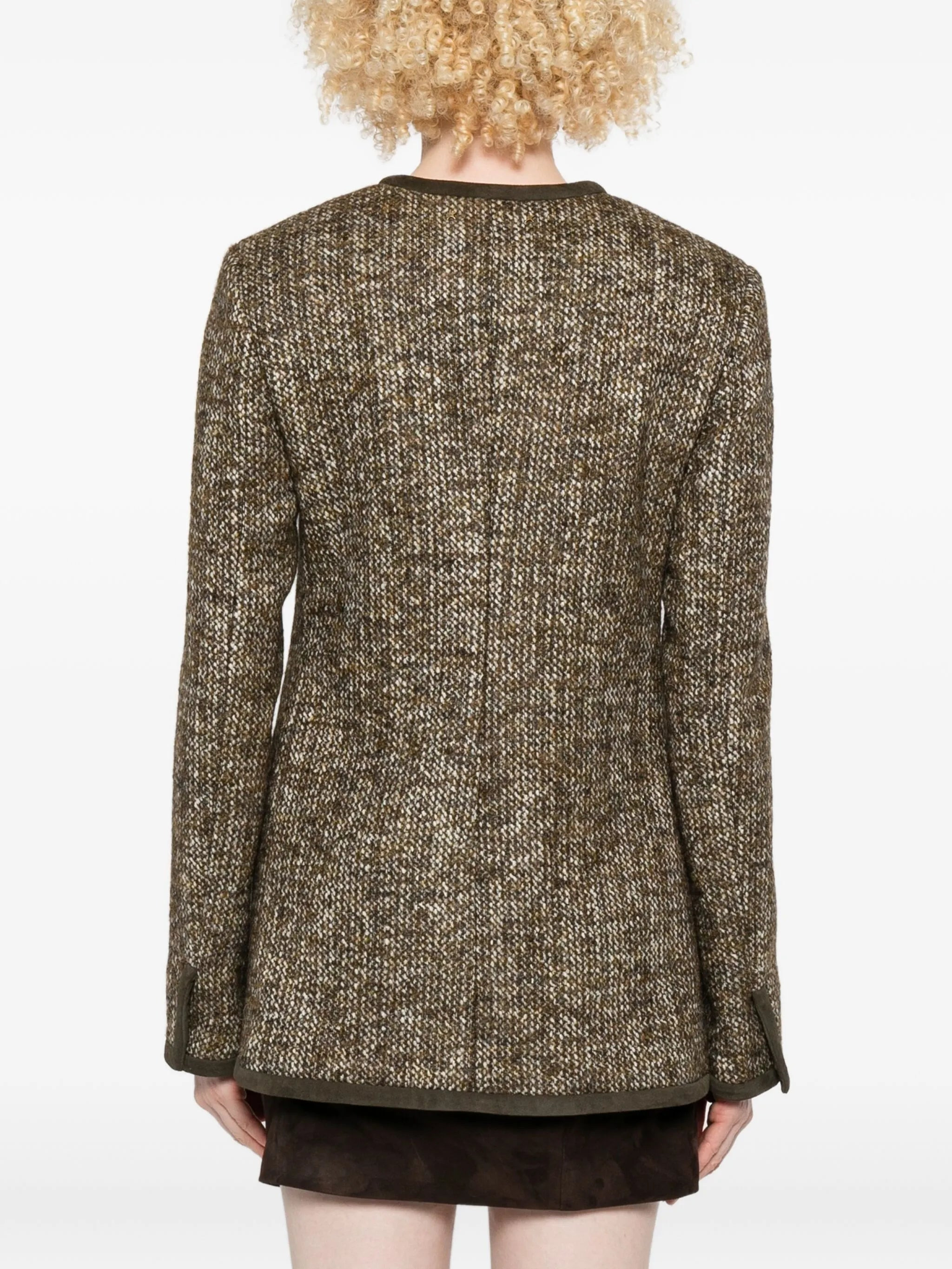 Golden Goose Tweed-pocketed Jacket - 4