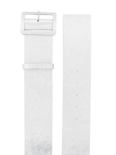 MSGM chunky leather belt outlook