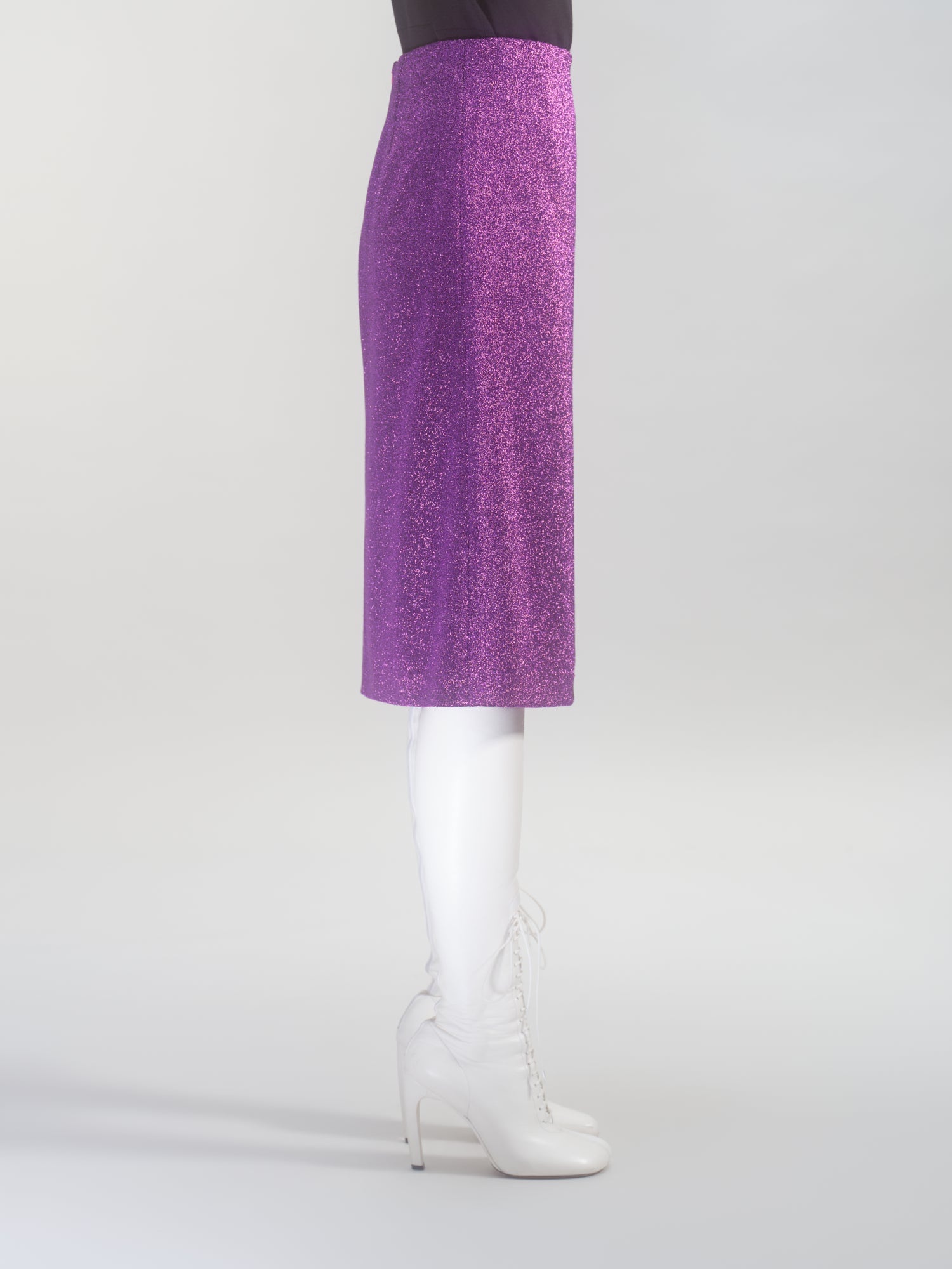 A-LINE GLITTER SKIRT - 3