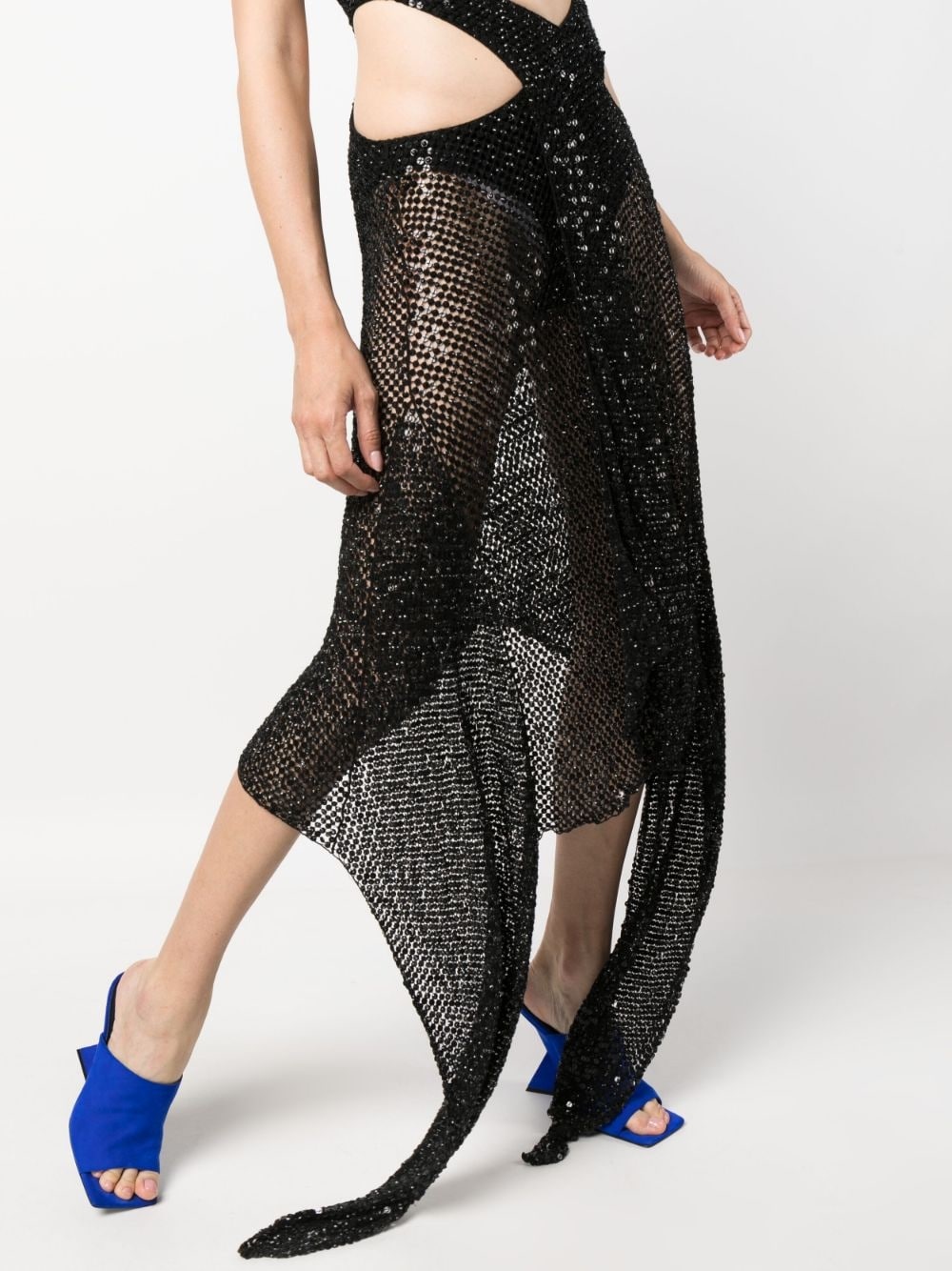 Magnolia sequin-embellished net dress - 5