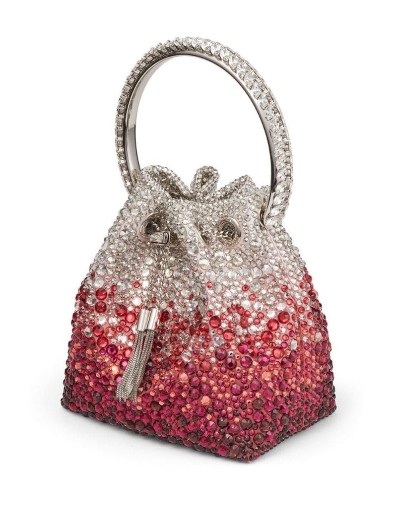 Bon Bon crystal-embellished bucket bag - 3