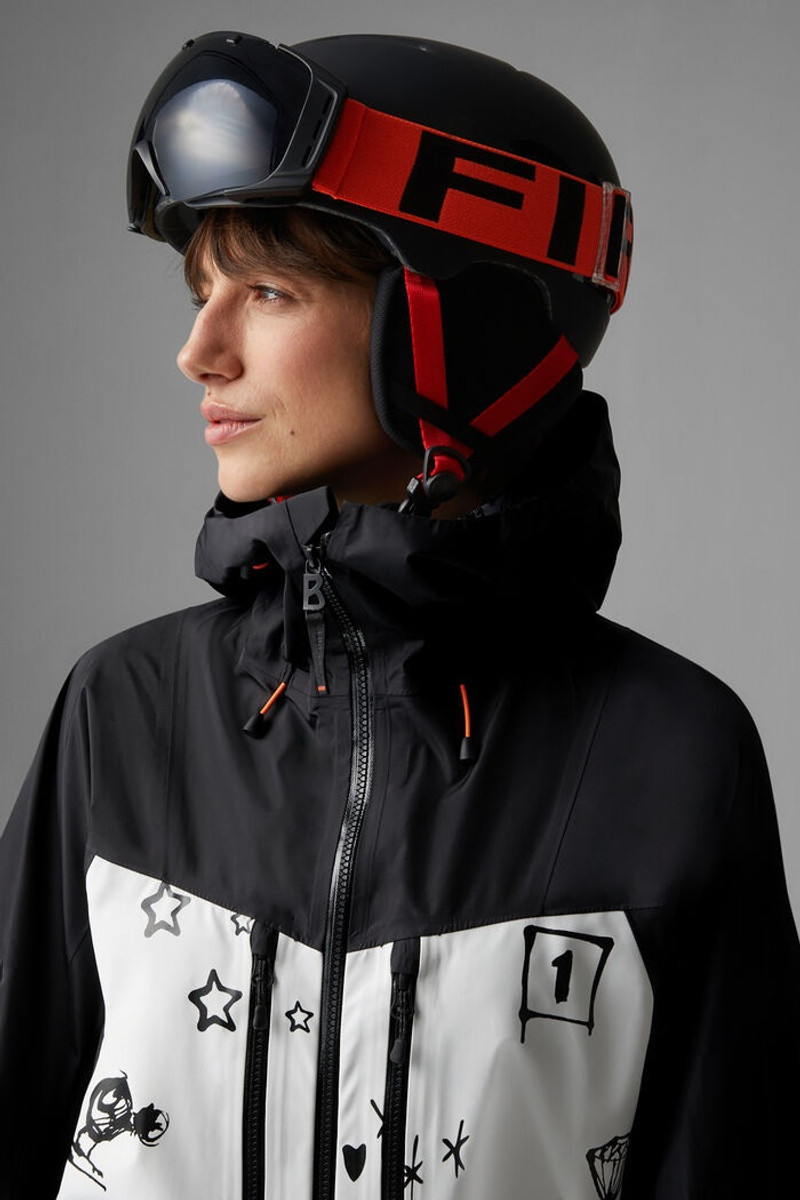 Fioma Ski overalls in Black/White 4