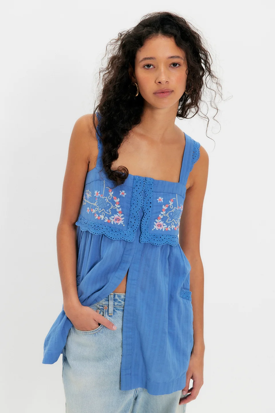 Farrah Embroidered Tunic - 1