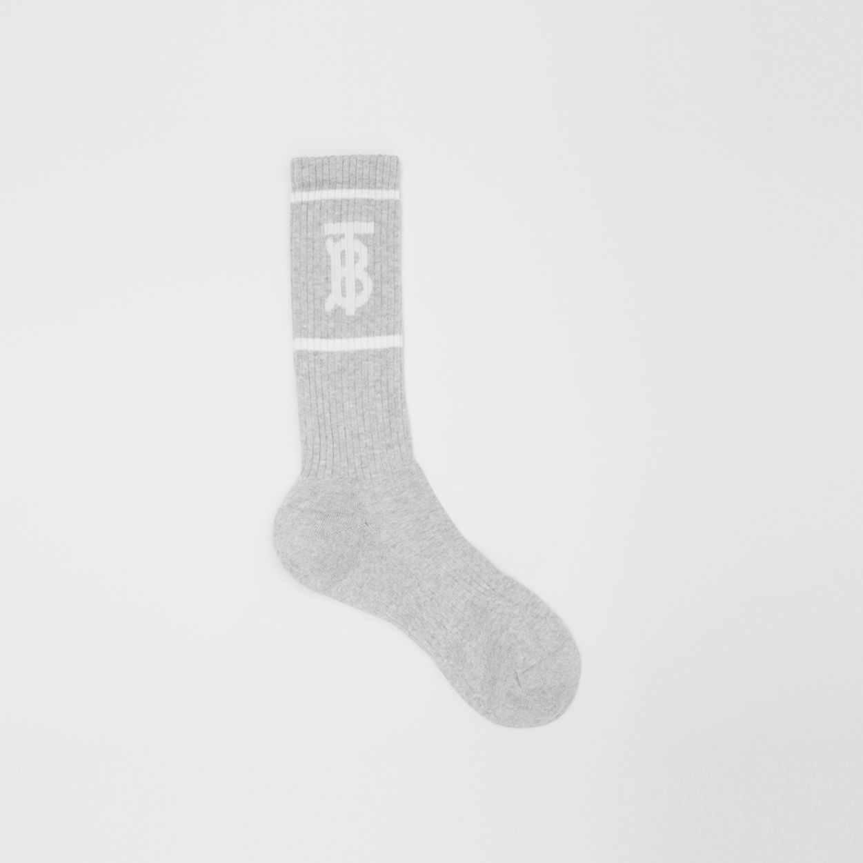 Monogram Motif Intarsia Socks - 1