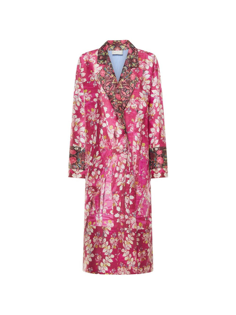 floral-print coat 1