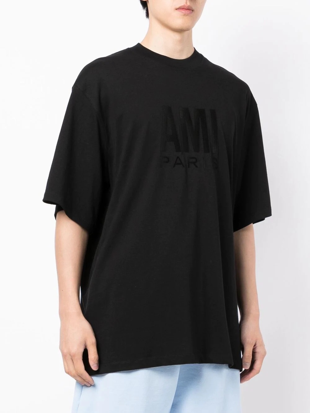 logo-embroidered T-shirt - 3