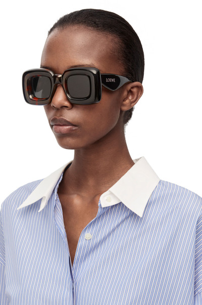Loewe Inflated rectangular sunglasses in nylon outlook