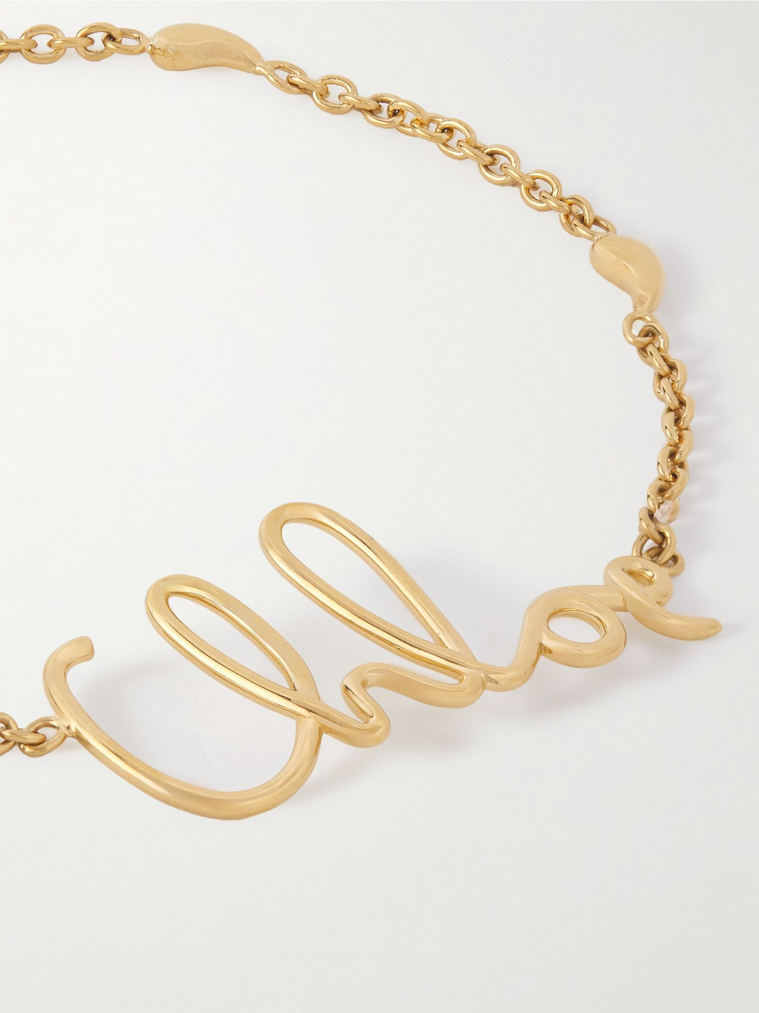 Gold-tone necklace Gold - 4