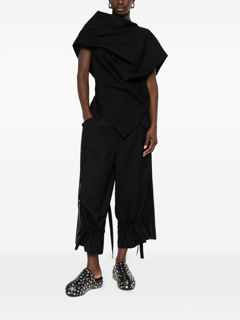 ISSEY MIYAKE draped blouse outlook