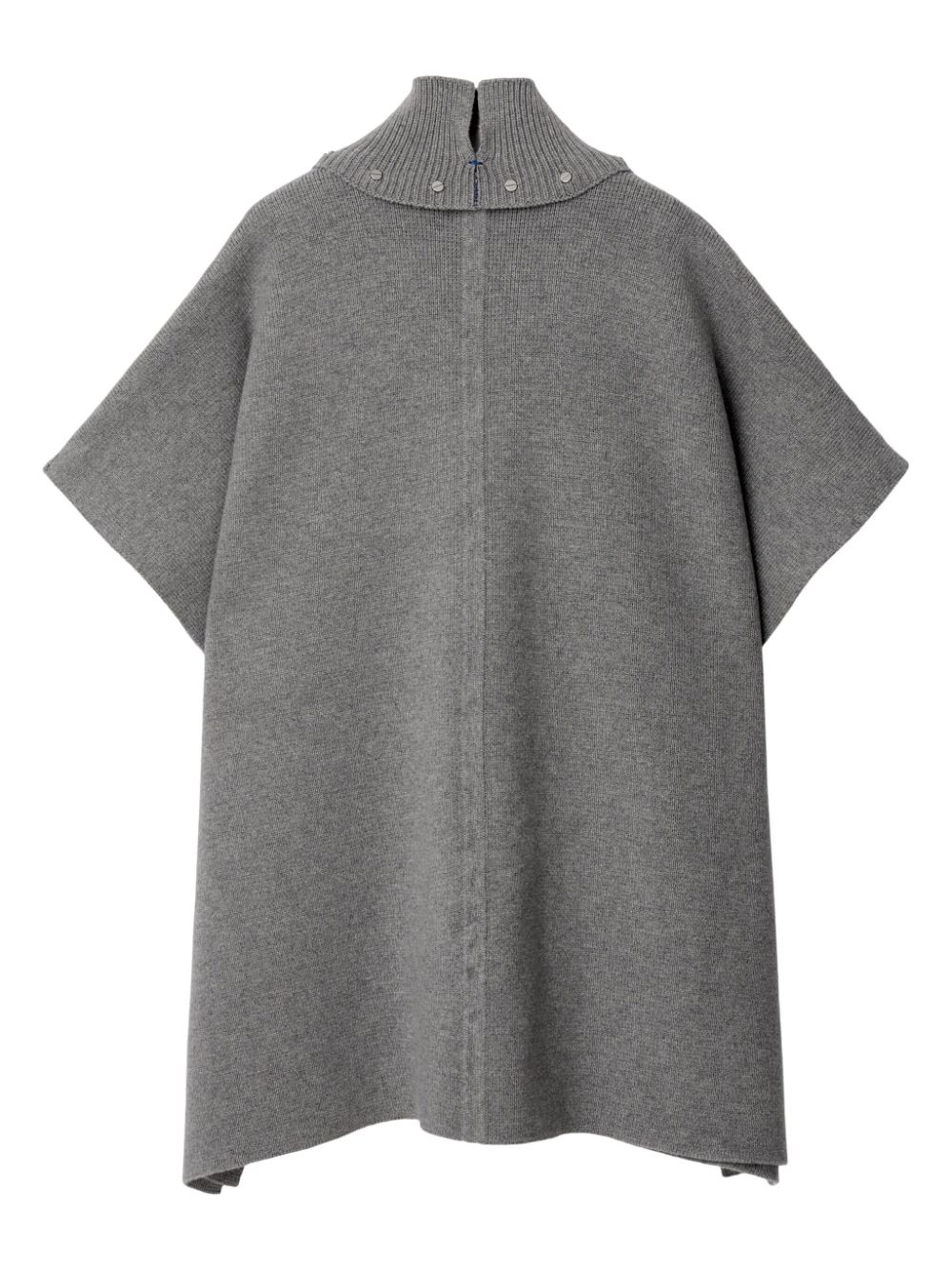 short-sleeve cashmere cape - 3