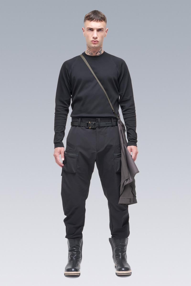 LA6B-DS schoeller® Dryskin™ Long Sleeve Shirt Schwarzrot 14