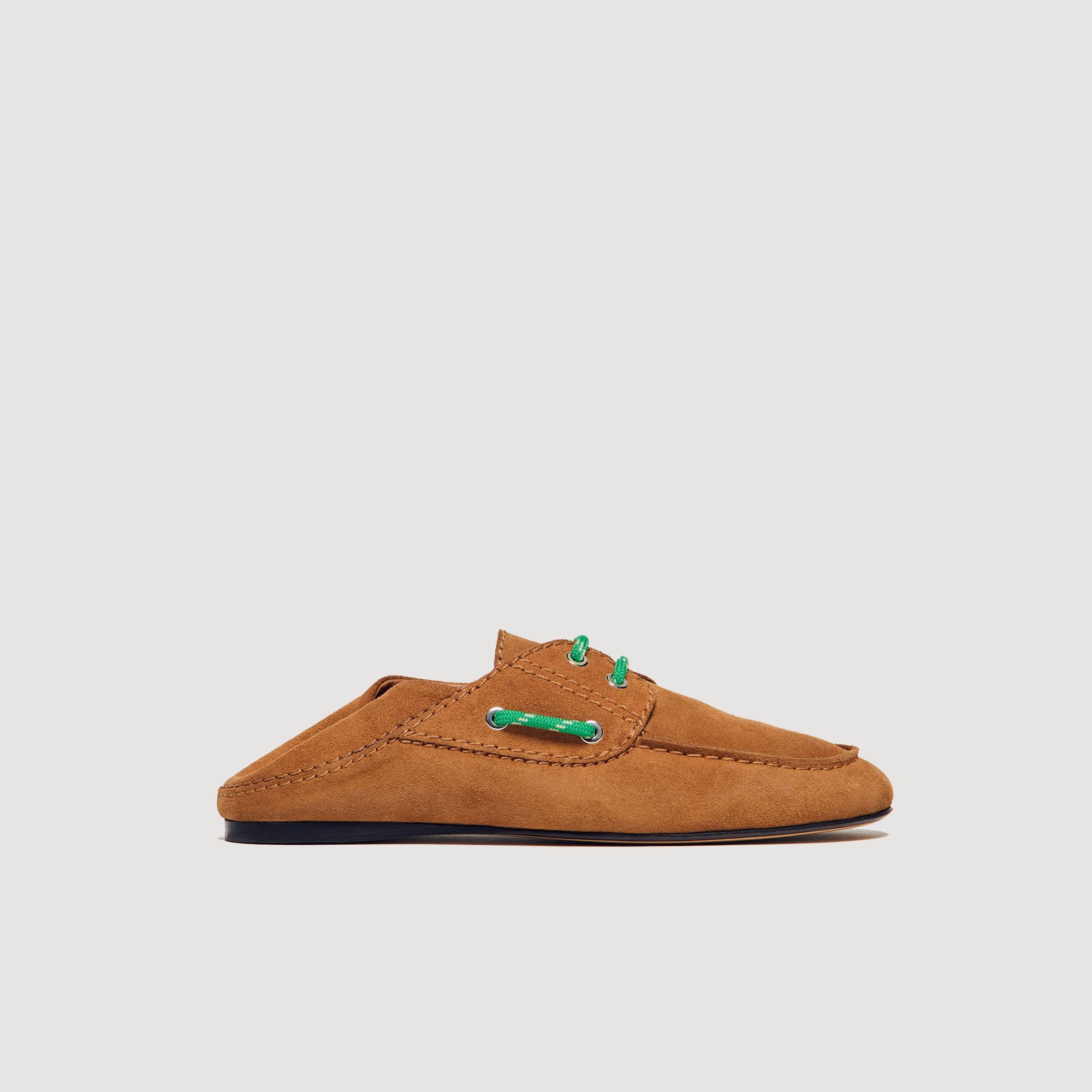 SUEDE BOAT SHOE LOAFERS - 4