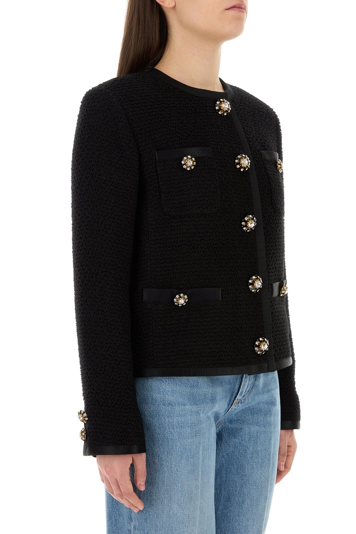 Black tweed blazer - 3